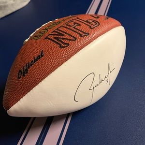 Signed autographed Football